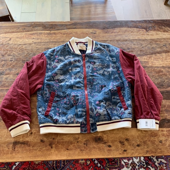Free People Varsity of Dreams Bomber Jacket - Picture 3 of 16
